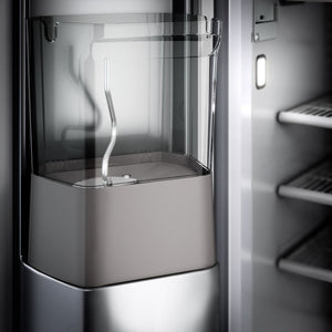 KitchenAid 20.8-cu ft Counter-Depth Side-by-Side Refrigerator Built-In ,Water and Ice Dispenser ( Stainless Steel )