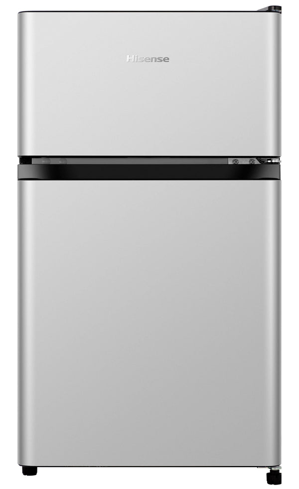 Hisense 3.1-cu ft Mini Fridge with Freezer ( Silver ) ENERGY STAR
