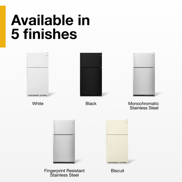 Whirlpool 20.5-cu ft Top-Freezer Refrigerator ( White )