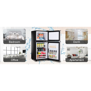 GZMR 3.5-cu ft with Freezer ( Silver )