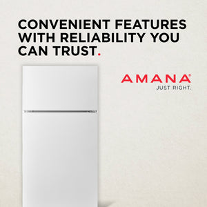 Amana 18.2-cu ft Top-Freezer Refrigerator ( White )