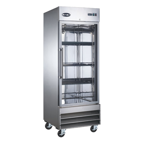 SABA 23-cu ft Garage Ready Freezerless Refrigerator ( Stainless steel )