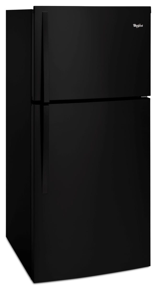 Whirlpool 19.1-cu ft Top-Freezer Refrigerator ( Black )