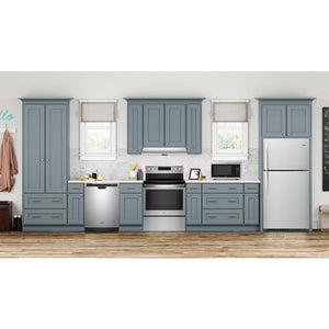 Whirlpool 21.3-cu ft Top-Freezer Refrigerator ( Fingerprint Resistant Stainless Steel ) ENERGY STAR Certified