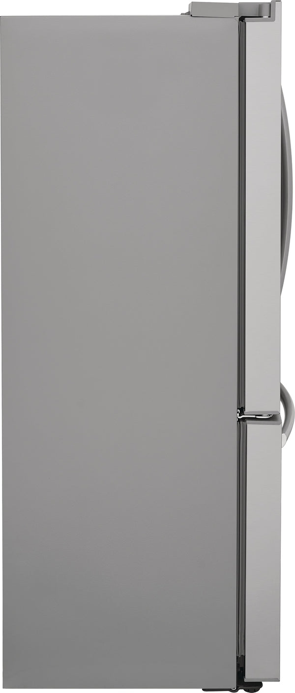 Frigidaire Gallery Counter-Depth 23.3-cu ft 3 -Door French Door Refrigerator with Ice Maker with Water Dispenser ( Fingerprint Resistant Stainless Steel ) ENERGY STAR Certified