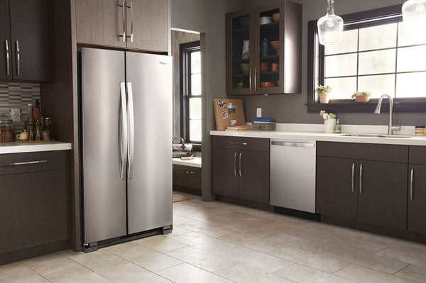 Whirlpool 21.7-cu ft Side-by-Side Refrigerator ( Stainless Steel )