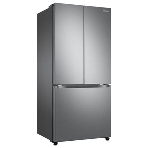 Samsung Counter-Depth 17.5-cu ft 3 -Door Smart Compatible French Door Refrigerator with Ice Maker ( Fingerprint Resistant Stainless Steel ) ENERGY STAR Certified
