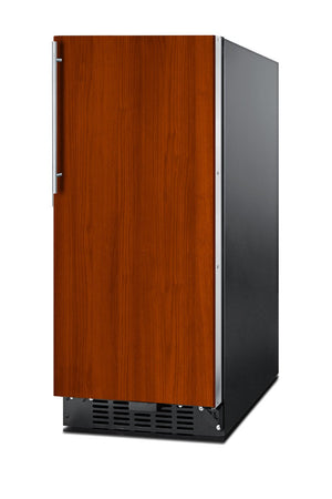 Summit Appliance 2.2-cu ft Built-In Mini Fridge ( Panel-ready door and black cabinet )