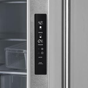 FORNO Standard-Depth Moena 19.26-cu ft 4 -Door Built-In French Door Refrigerator with Ice Maker with Ice Dispenser ( Stainless steel )