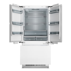 Thor Kitchen Counter-Depth 19.6-cu ft 3 -Door Built-In French Door Refrigerator with Ice Maker with Water Dispenser ( Custom panel ready ) ENERGY STAR Certified