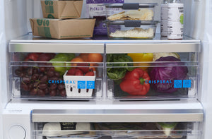 Frigidaire Gallery Standard-Depth 20-cu ft 3 -Door French Door Refrigerator with Ice Maker with Water Dispenser ( Smudge-Proof Stainless Steel ) ENERGY STAR Certified