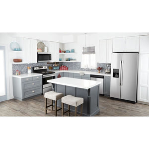 Amana 21.4-cu ft Side-by-Side Refrigerator with Ice Maker ,Water and Ice Dispenser ( Stainless Steel )