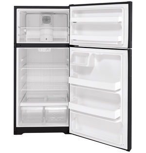 Hotpoint 15.6-cu ft Top-Freezer Refrigerator ( Black )