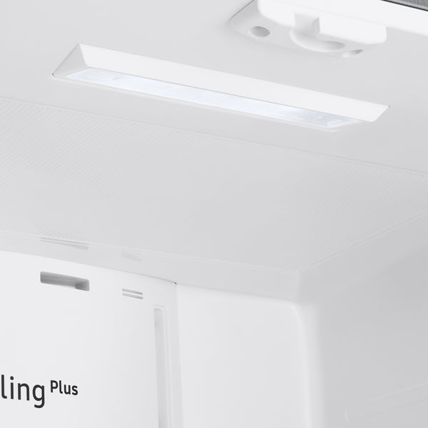 Samsung Counter-Depth 17.5-cu ft 3 -Door Smart Compatible French Door Refrigerator with Ice Maker ( Fingerprint Resistant Stainless Steel ) ENERGY STAR Certified