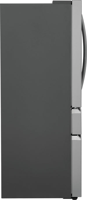 Frigidaire Gallery Standard-Depth 26.3-cu ft 4 -Door French Door Refrigerator with Ice Maker with Water and Ice Dispenser ( Fingerprint Resistant Stainless Steel ) ENERGY STAR Certified