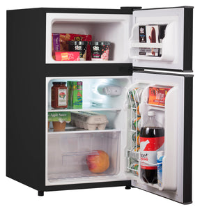 BLACK+DECKER 3.1-cu ft Mini Fridge with Freezer ( Black ) Garage Ready ENERGY STAR