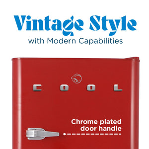 Commercial Cool 4.5-cu ft Mini Fridge with Freezer ( Red )