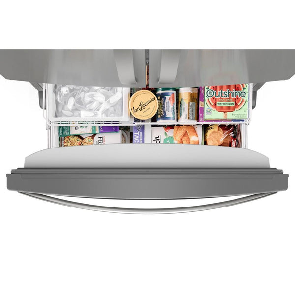 Whirlpool Counter-Depth 20-cu ft 3 -Door French Door Refrigerator with Ice Maker ( Stainless Steel ) ENERGY STAR Certified