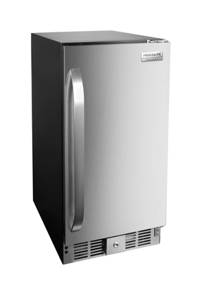 Frigidaire 2.9-cu ft Mini Fridge with Freezer ( Stainless steel )