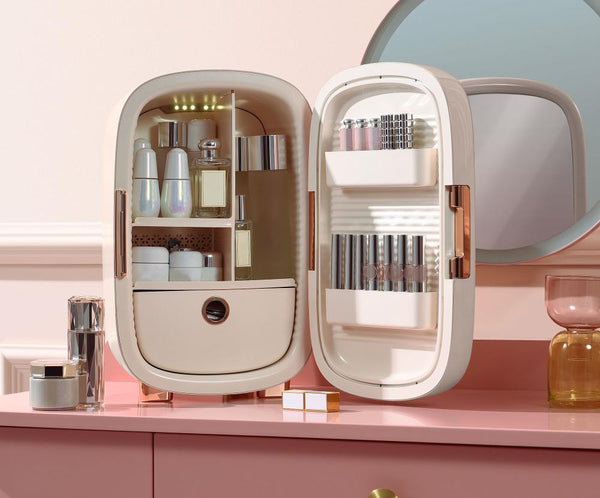 Cooluli Beauty 0.42-cu ft Mini Fridge ( White ) Garage Ready