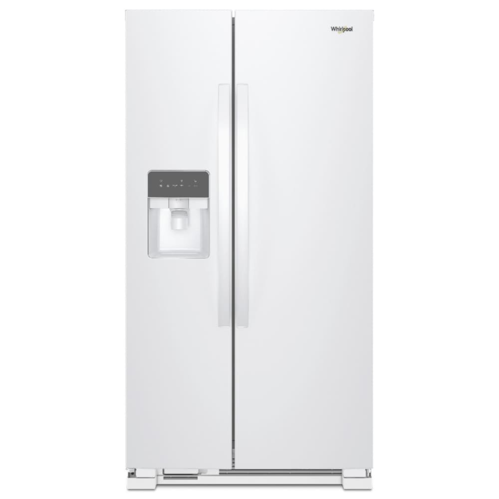 Whirlpool 24.6-cu ft Side-by-Side Refrigerator with Ice Maker ,Water and Ice Dispenser ( White )