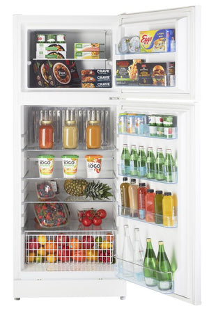 UNIQUE Off-Grid 14-cu ft Top-Freezer Refrigerator ( White )