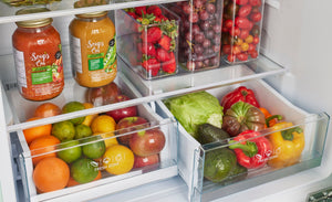 UNIQUE Classic Retro 17.7-cu ft Counter-Depth Bottom-Freezer Refrigerator with Ice Maker ( Summer Mint Green ) ENERGY STAR Certified