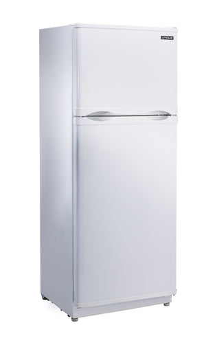 UNIQUE Off-Grid 10.3-cu ft Counter-Depth Top-Freezer Refrigerator ( White )