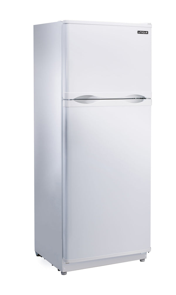 UNIQUE Off-Grid 10.3-cu ft Counter-Depth Top-Freezer Refrigerator ( White )