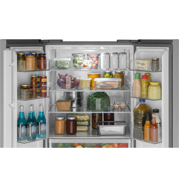 Haier Counter-Depth 14.5-cu ft 4 -Door French Door Refrigerator Optional (sold separately) ( Stainless Steel )