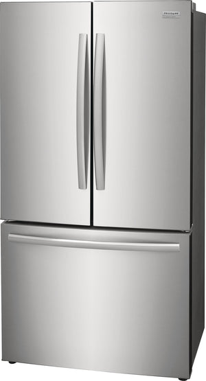 Frigidaire Gallery Counter-Depth 23.3-cu ft 3 -Door French Door Refrigerator with Ice Maker with Water Dispenser ( Fingerprint Resistant Stainless Steel ) ENERGY STAR Certified