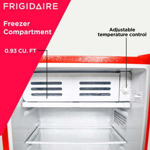 Frigidaire 3.2-cu ft Mini Fridge with Freezer ( Red )