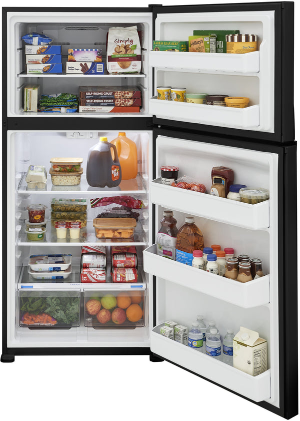 Frigidaire 20-cu ft Top-Freezer Refrigerator ( Black ) Garage Ready ENERGY STAR Certified