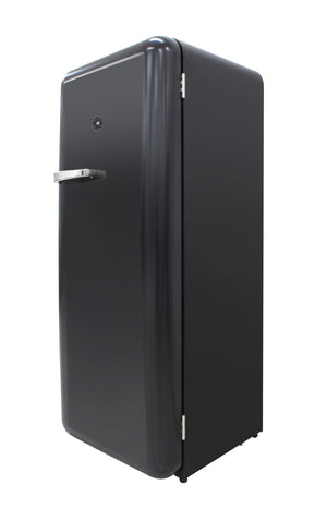 Brama 9.9-cu ft Counter-Depth Top-Freezer Refrigerator ( Black )