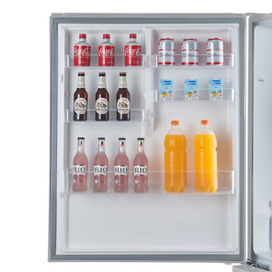 FORNO Milano Espresso 17.2-cu ft Counter-Depth Bottom-Freezer Refrigerator with Ice Maker ( Stainless steel ) ENERGY STAR Certified