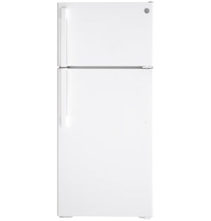 GE 16.6-cu ft Top-Freezer Refrigerator ( White )