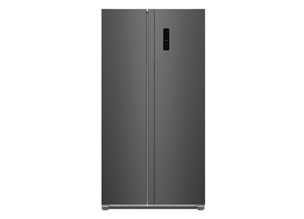 Impecca 18.8-cu ft Counter-Depth Side-by-Side Refrigerator Built-In ( Stainless steel )