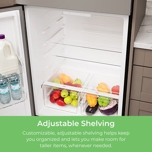 Kenmore 18.1-cu ft Top-Freezer Refrigerator with Ice Maker ( White ) ENERGY STAR Certified