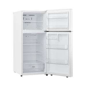 LG 17.5-cu ft Top-Freezer Refrigerator ( White ) Garage Ready ENERGY STAR Certified