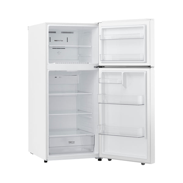 LG 17.5-cu ft Top-Freezer Refrigerator ( White ) Garage Ready ENERGY STAR Certified
