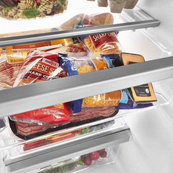 Whirlpool In Door Can Caddy 21.4-cu ft Side-by-Side Refrigerator with Ice Maker ,Water and Ice Dispenser ( Fingerprint Resistant Stainless Steel )