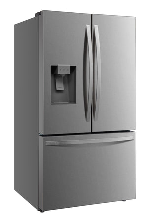 Kenmore Standard-Depth 28.6-cu ft 3 -Door French Door Refrigerator with Ice Maker with Water and Ice Dispenser ( Stainless steel ) ENERGY STAR Certified