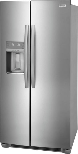 Frigidaire Gallery 22.3-cu ft Side-by-Side Refrigerator with Ice Maker ,Water and Ice Dispenser ( Fingerprint Resistant Stainless Steel ) ENERGY STAR Certified