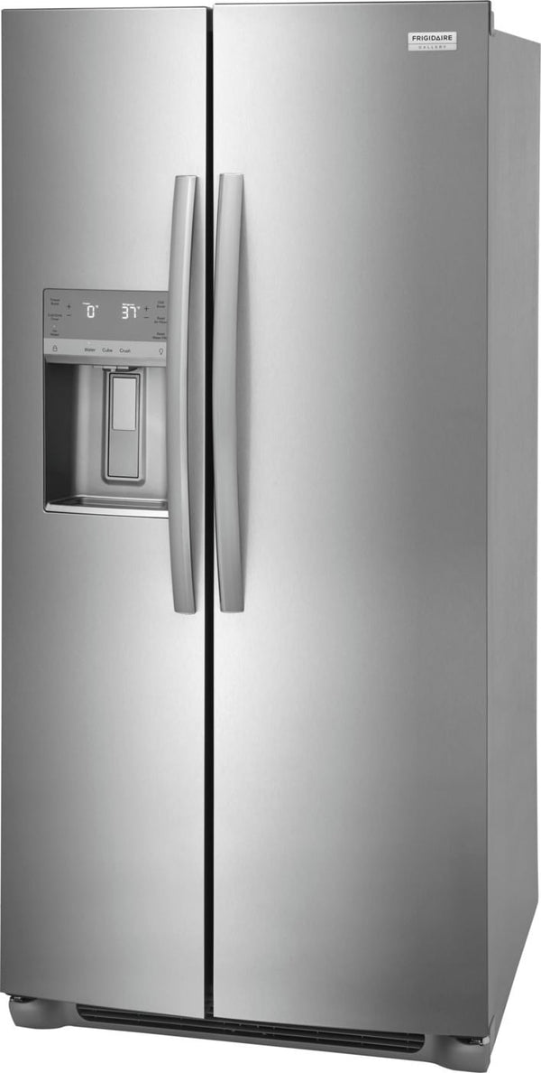 Frigidaire Gallery 22.3-cu ft Side-by-Side Refrigerator with Ice Maker ,Water and Ice Dispenser ( Fingerprint Resistant Stainless Steel ) ENERGY STAR Certified
