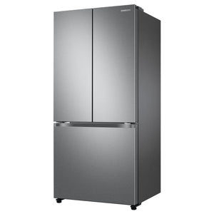 Samsung Counter-Depth 17.5-cu ft 3 -Door Smart Compatible French Door Refrigerator with Ice Maker ( Fingerprint Resistant Stainless Steel ) ENERGY STAR Certified