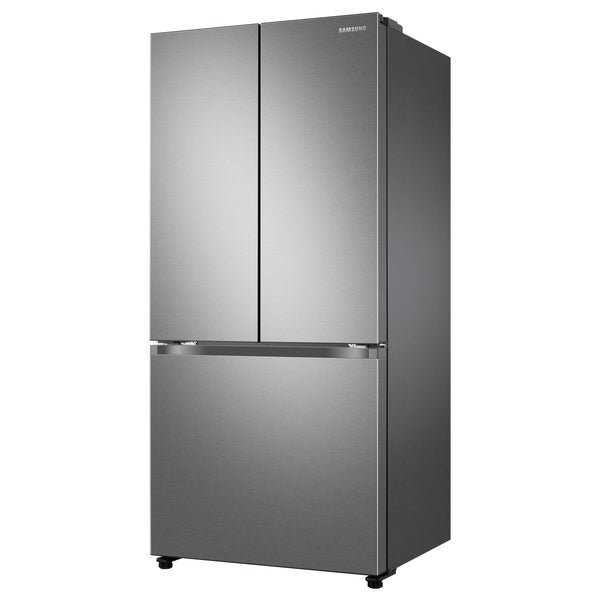 Samsung Counter-Depth 17.5-cu ft 3 -Door Smart Compatible French Door Refrigerator with Ice Maker ( Fingerprint Resistant Stainless Steel ) ENERGY STAR Certified