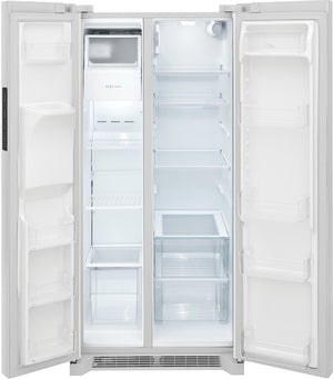 Frigidaire 22.3-cu ft Side-by-Side Refrigerator with Ice Maker ,Water and Ice Dispenser ( White ) ENERGY STAR Certified
