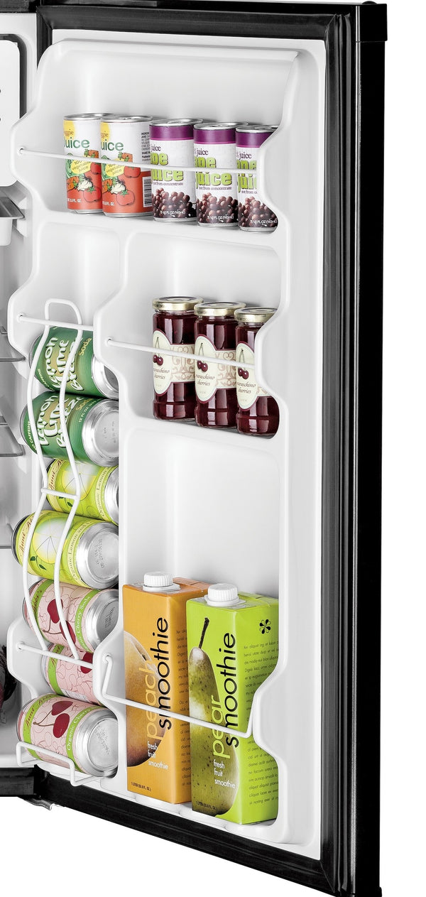 GE 4.4-cu ft Mini Fridge with Freezer ( Black ) ENERGY STAR