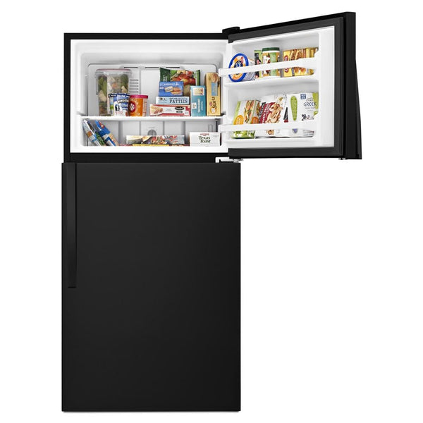 Whirlpool 18.2-cu ft Top-Freezer Refrigerator ( Black )