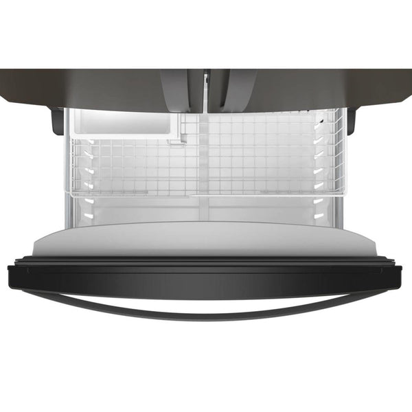 Whirlpool Standard-Depth 25.2-cu ft 3 -Door French Door Refrigerator with Ice Maker ( Fingerprint Resistant Black Stainless Steel ) ENERGY STAR Certified